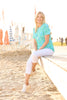 Sandy Stretch 7/8 Pull On Jean