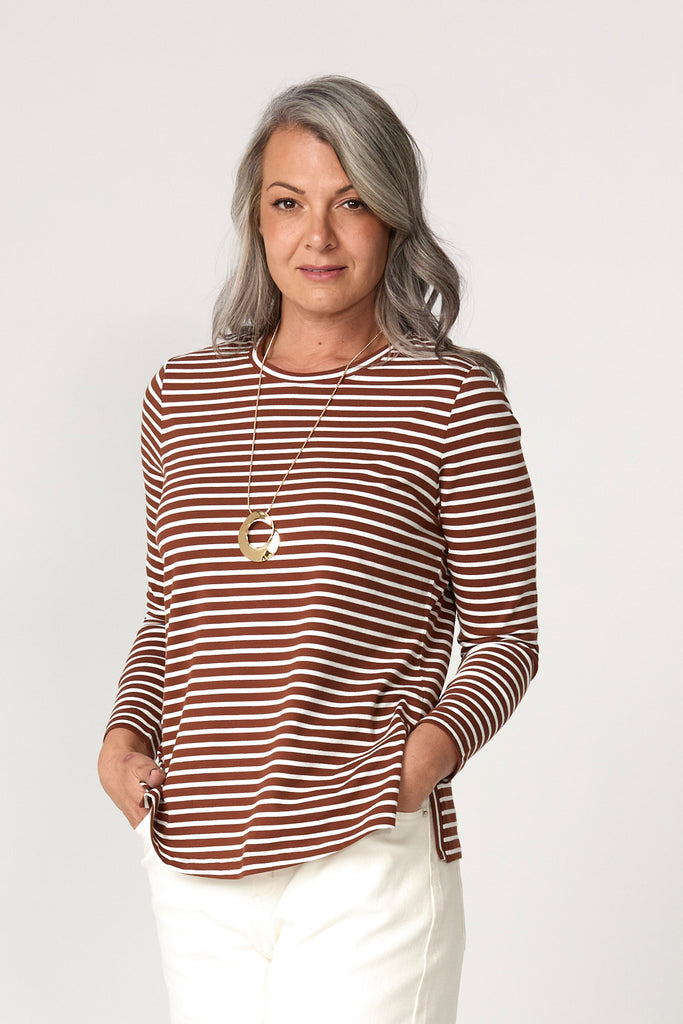 Caz Stripe Top