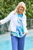Coastal Muse Short Sleeve Pleat Back Tee