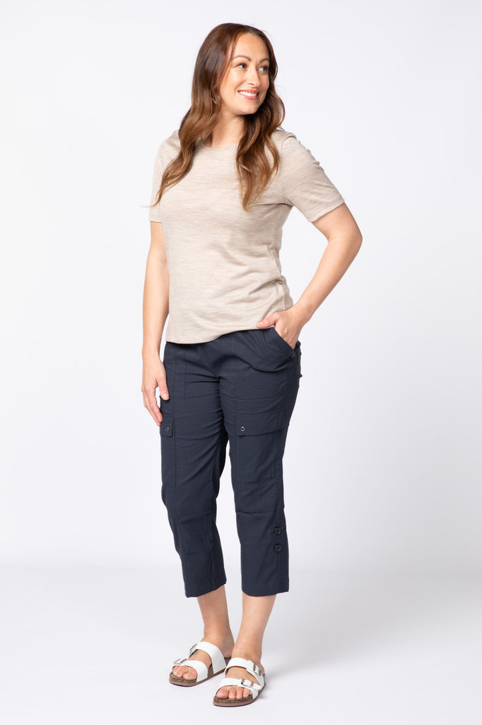 VIBE STRETCH CROP CARGO PANT