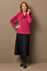 Hedrena Interlock Flared Skirt
