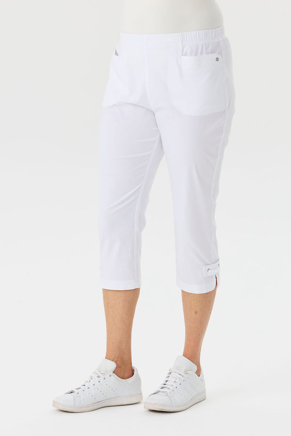 Vibe Stretch Eyelet Crop Pant