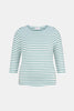 GISELE STRIPE 3/4 SLV TOP