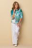 Lesley 3/4 Sleeve Relaxed Top