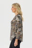 Cleo Pleat Back Long Sleeve Top