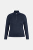 HEDRENA ZIP POLO LONG SLEEVE TOP
