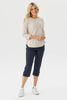 Vibe Stretch Eyelet Crop Pant
