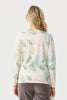 Sylvie Print R-neck Long Sleeve Sweater