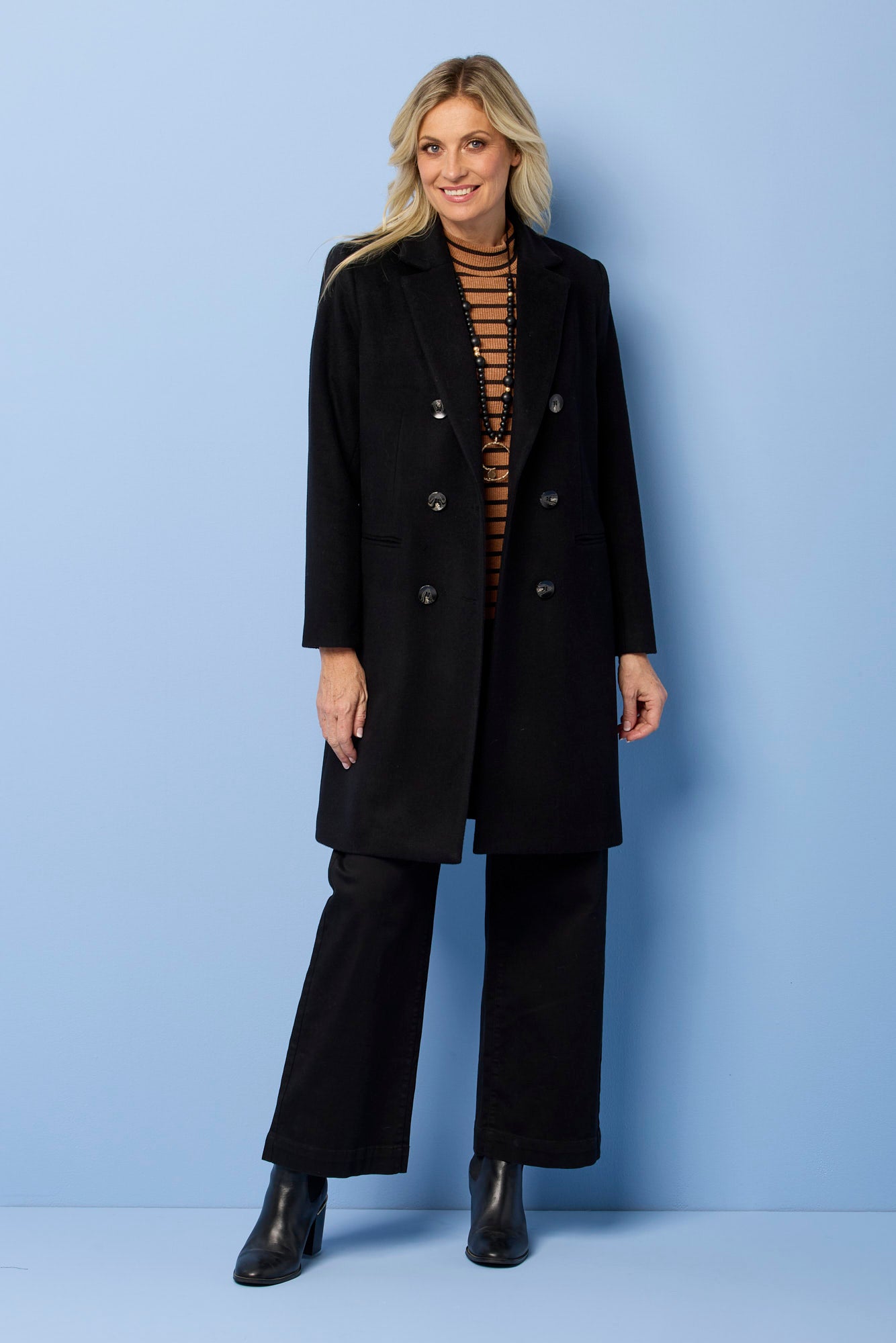 Zarina Double Breasted Coat