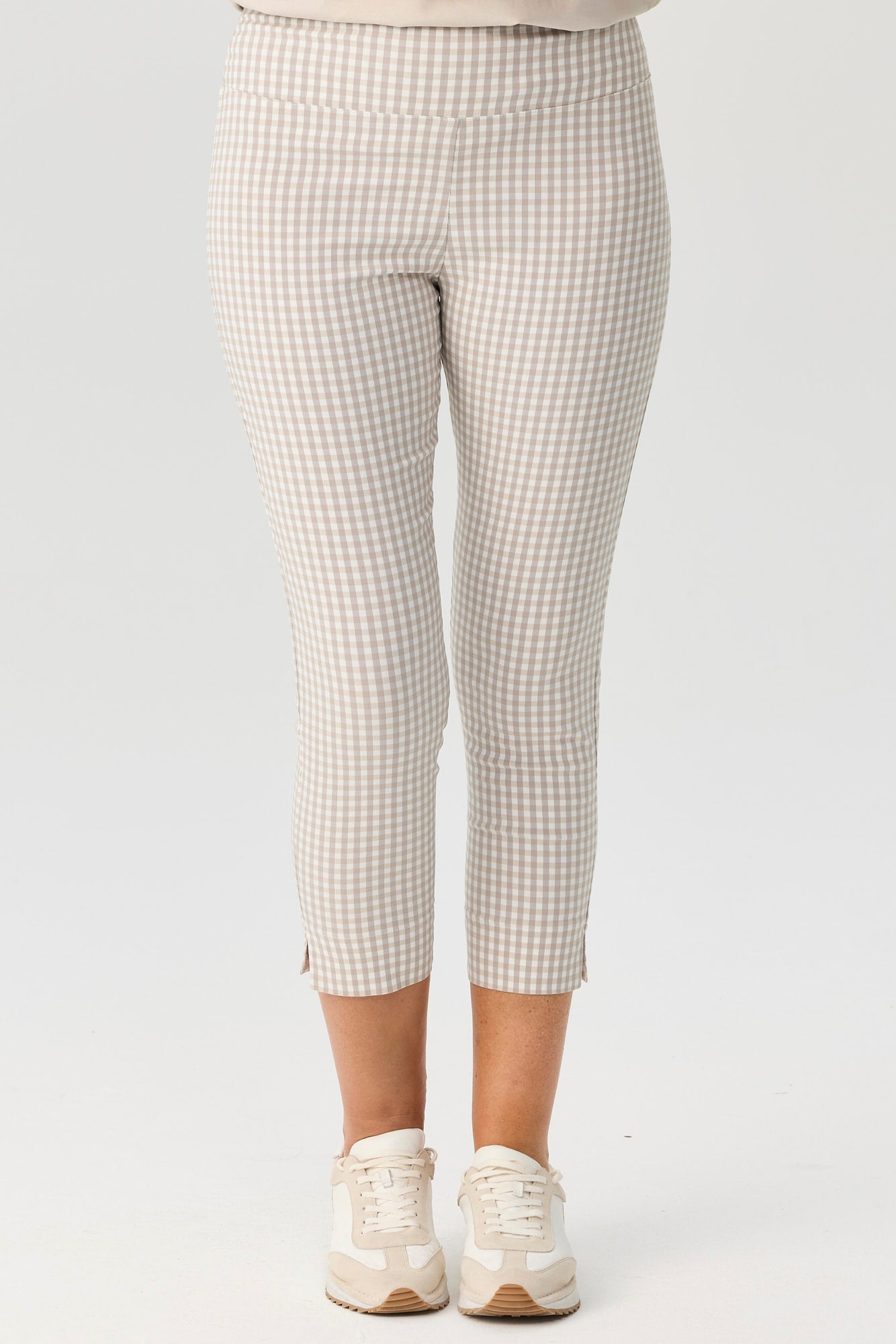 Bayside Check 7/8 Basque Pant