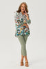 CHAUCER 7/8 BUTTON HEM PANT