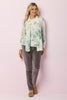 Sylvie Print R-neck Long Sleeve Sweater