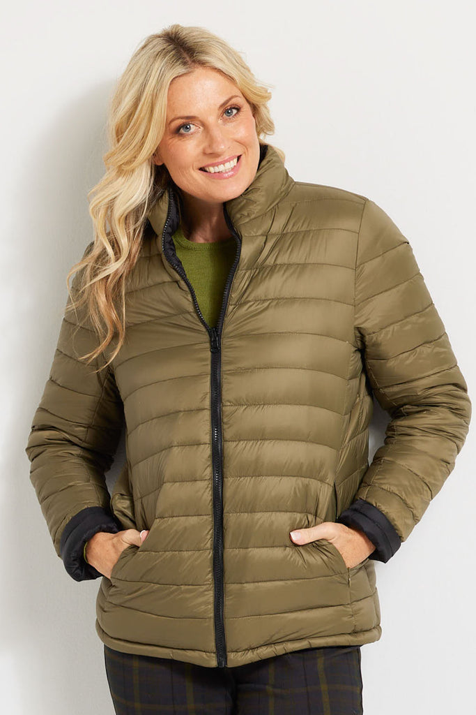 Reversible down jacket womens on sale