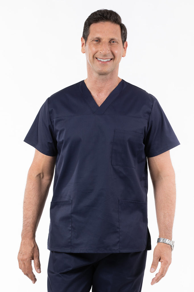 Shop Fella New V Neck Scrub Top in Navy – Fella Hamilton