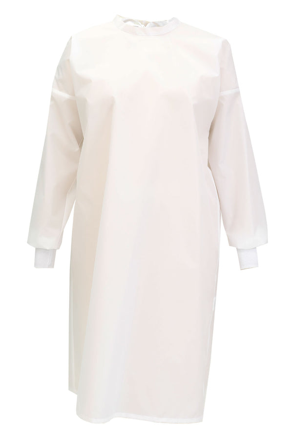 WATER RESISTANT L/S TIE BACK GOWN
