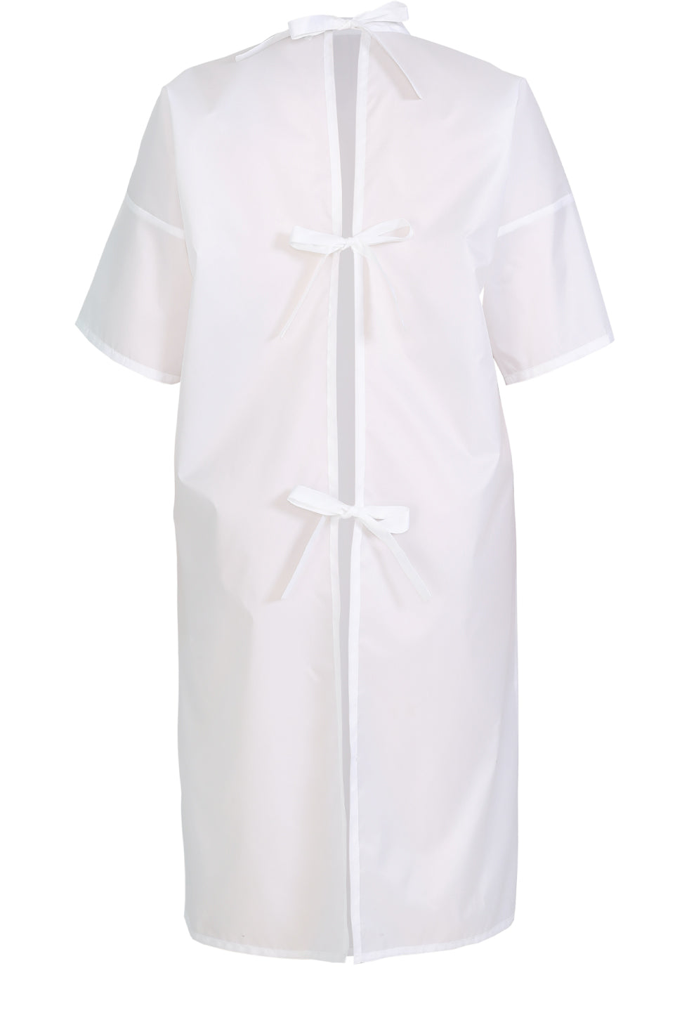 Shop Water Resistant Short Sleeve Gown in White – Fella Hamilton