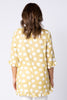 ECLIPSE SPOT FRILL V-NECK TOP