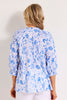 HAMPTONS PINTUCK & FRILL NECK SHIRT