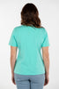 ESSENTIAL S/S RIBBON TRIM TEE