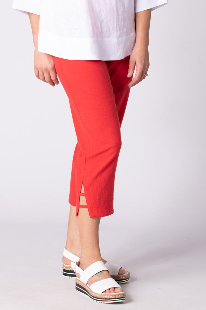 CABLE BEACH CROP HEM DETAIL PANT