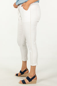EMBELLISHED STRETCH PULL ON  PANT