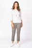 EZRA EMBELLISHED TIE FRONT PANT