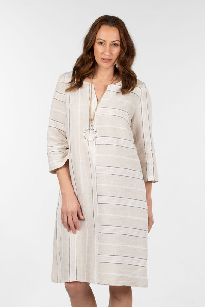 Island Stripe Tunic Dress