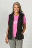 LAKESHORE ZIP UP RUCHED VEST