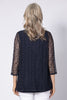 WEBSTER 3/4 SLEEVE LACE CARDI