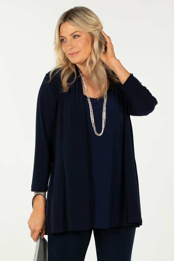 HUSH FIT AND FLARE CARDIGAN