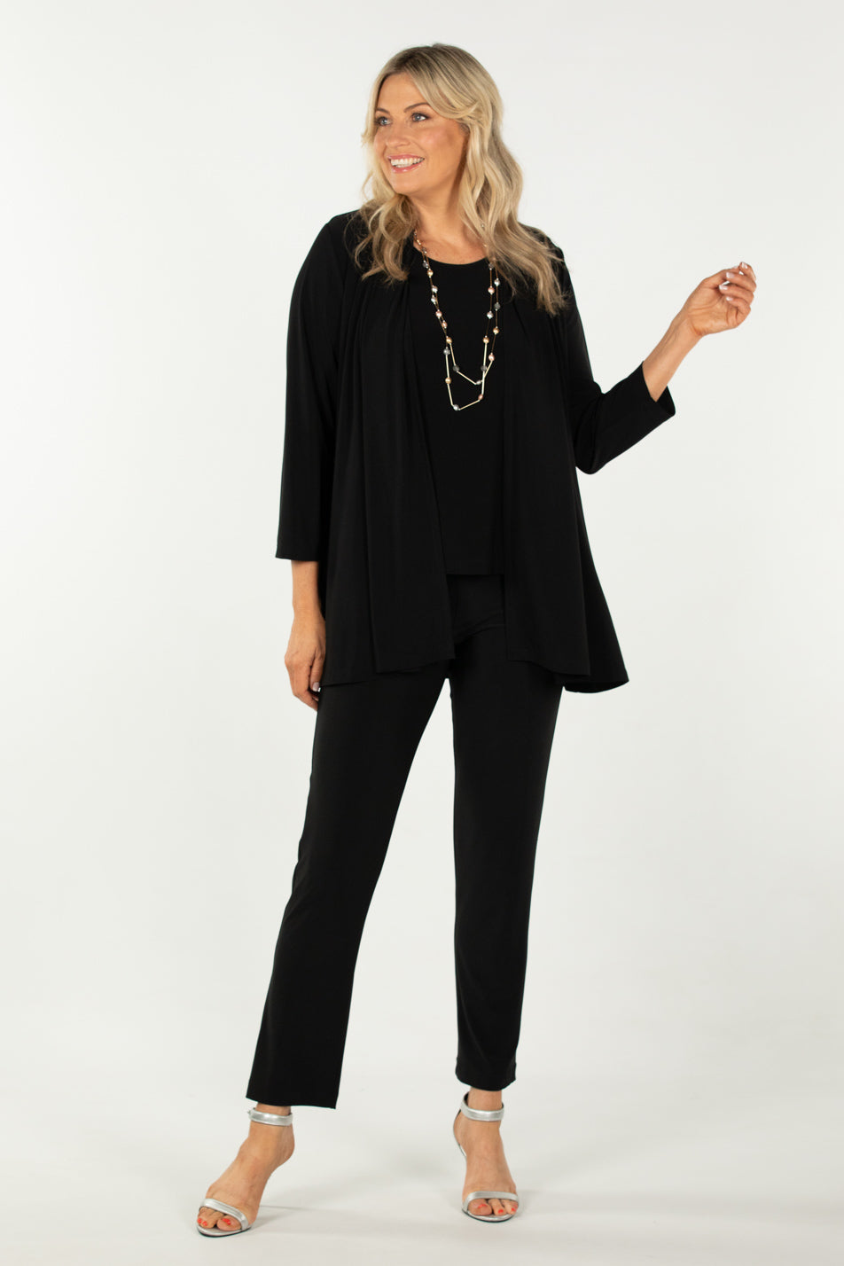 Shop Hush Fit And Flare Cardigan in Black – Fella Hamilton