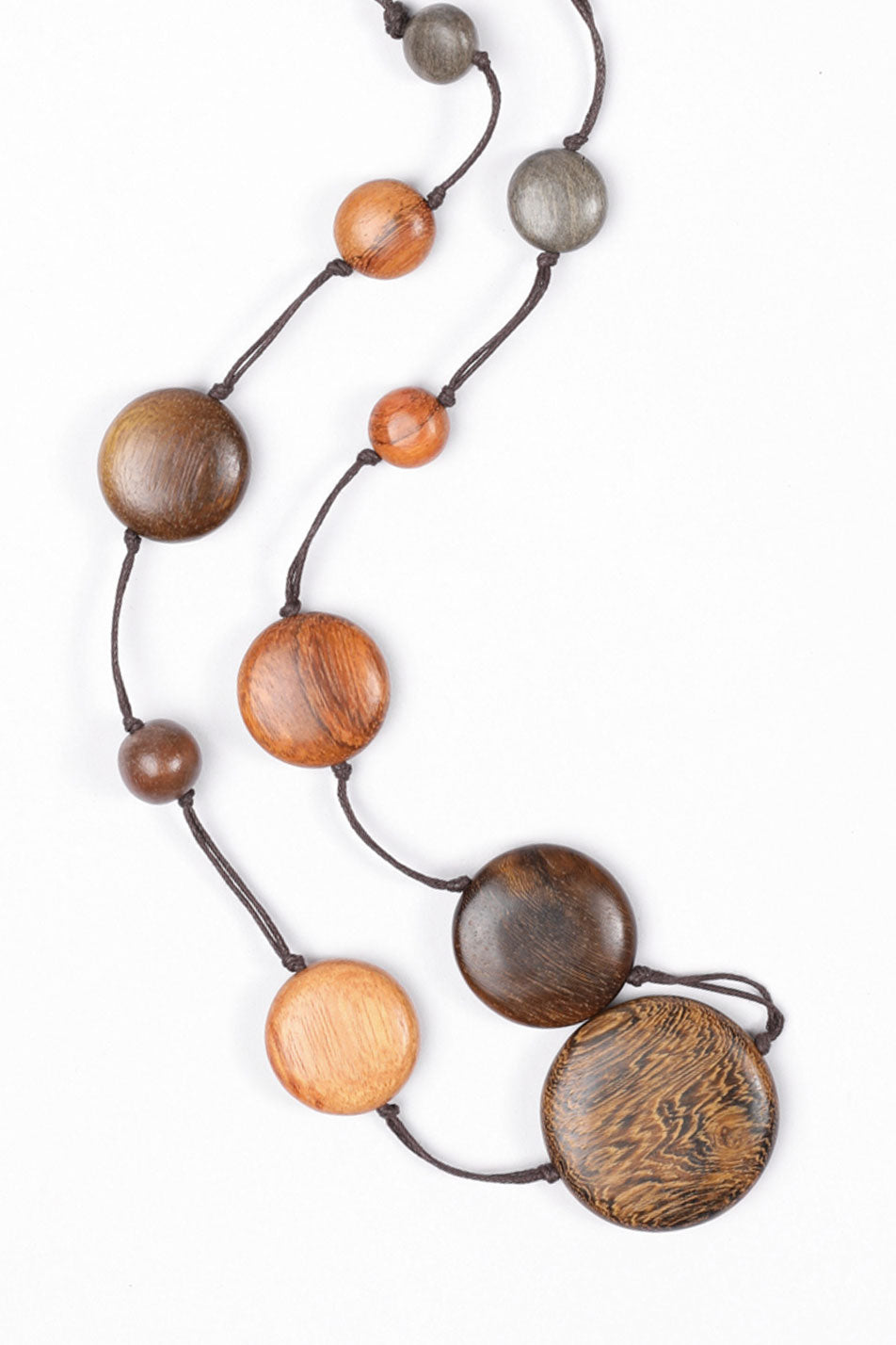 SMOOTH OPERATOR WOOD BEAD NECKLACE