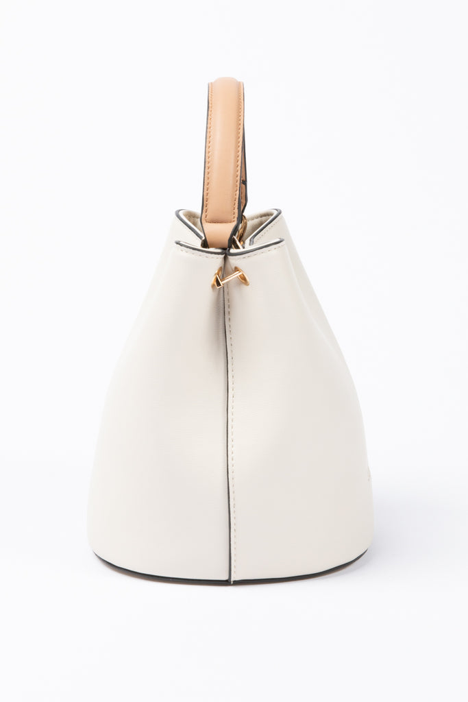 Shop Donovan Bucket Bag in Beige Fella Hamilton