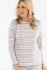 WALLACE STRIPE L/SLV TOP