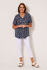 NOUVEAU S/S  PINTUCK SHIRT