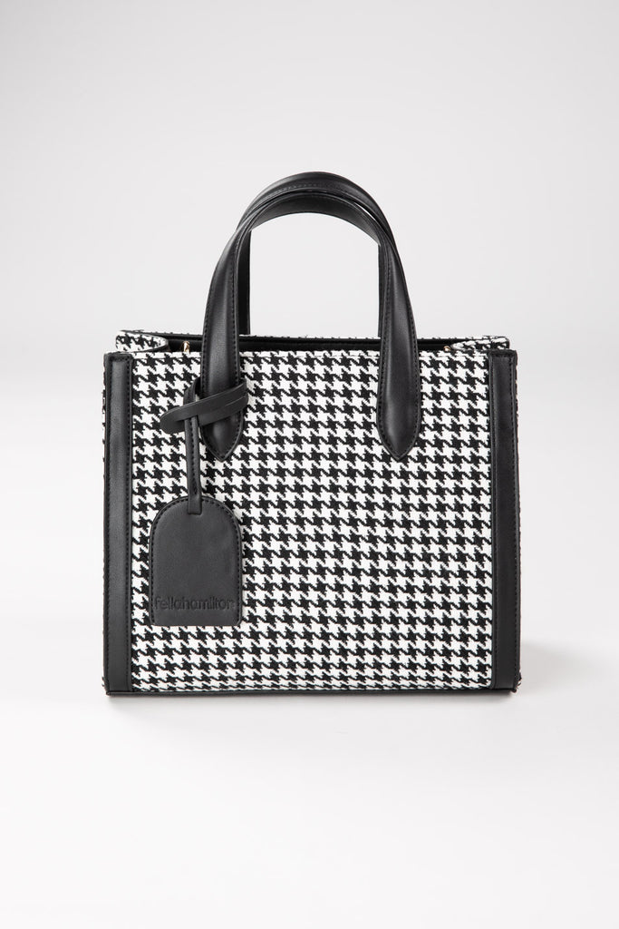 RORY HOUNDSTOOTH HANDBAG